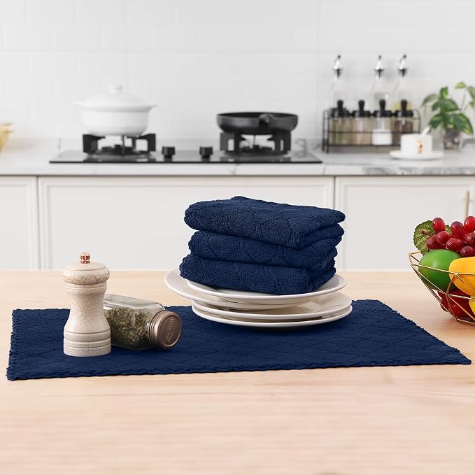 Homaxy 12 Pack Dish Towels for Kitchen, Super Soft and Absorbent Coral Velvet - Image 4