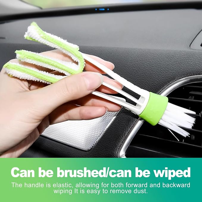slaixiu 4-Pack 7 Finger Window Blind Cleaner Duster Tool, Washable Mini Blinds - Image 5