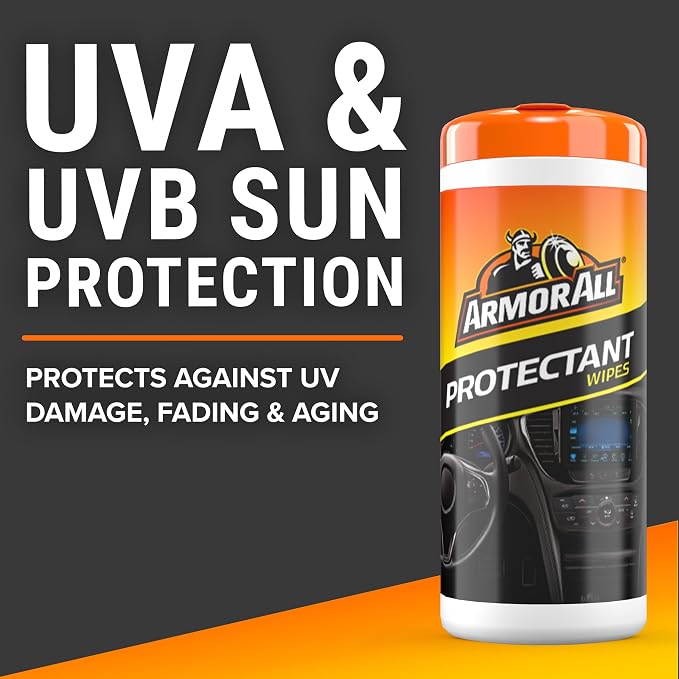 Armor All Original Protectant Wipes, Car Interior Cleaner Wipes - Image 6