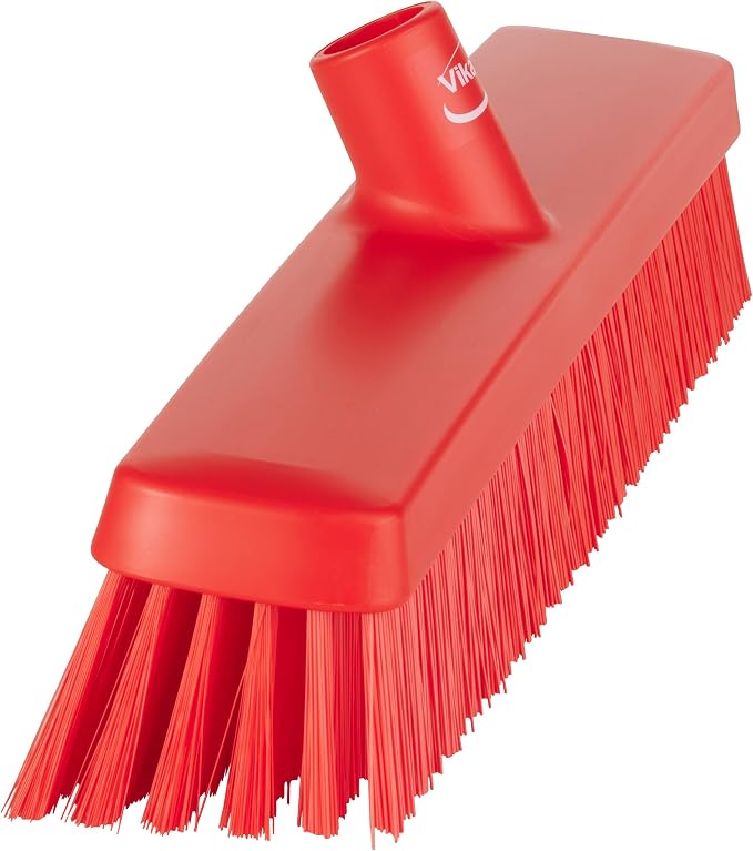 Vikan 31754 16" Heavy-Duty Push Broom, Soft/Stiff - Image 2