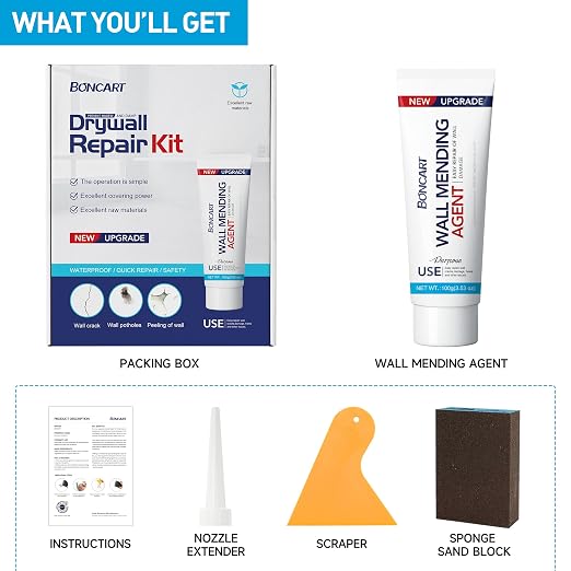 Spackle Wall Repair Kit, Drywall Repair kit, Wall Mending Agent Putty - Image 7