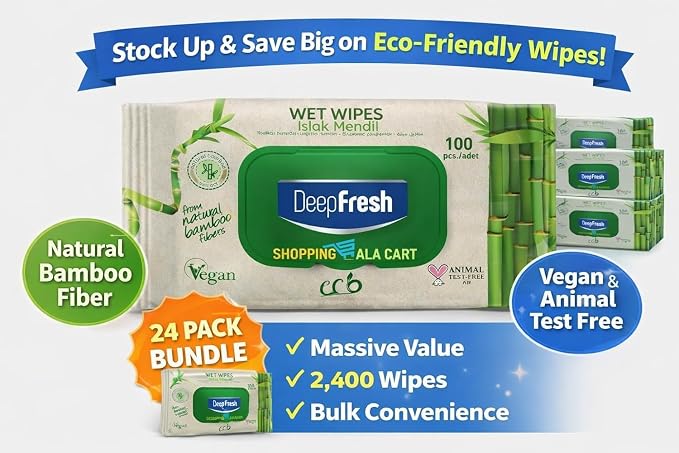 Shopping Ala Cart DeepFresh All-Purpose Surface Cleaning Wipes — 12-Pack Case — - Image 2