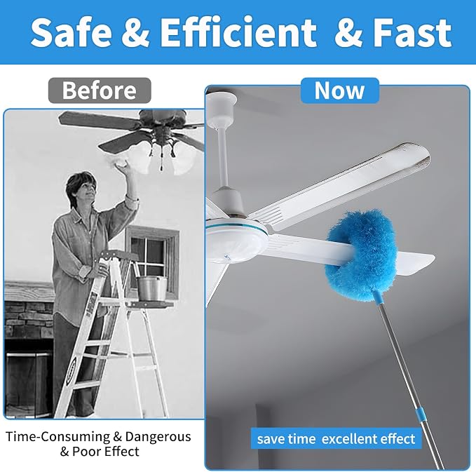 Ceiling Fan Cleaner Duster & Cobweb Duster - Image 5