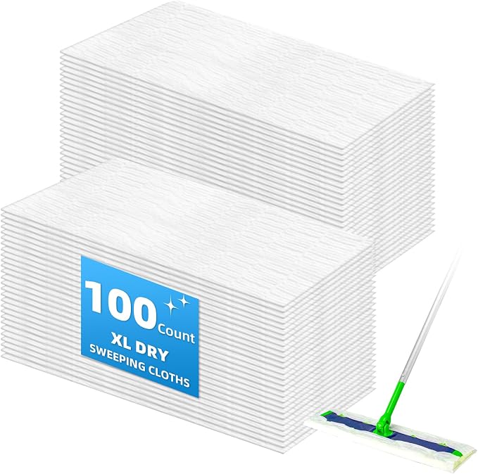XL Dry Sweeping Cloth Refills for Swiffer® Sweeper X-Large Mop, Daily Pet Hair by Bisenkud