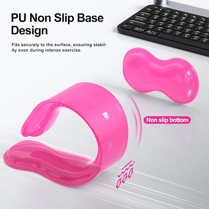 Gel Keyboard and Mouse Wrist Rest Set, Comfort Ergonomic Wrist Support - Image 5