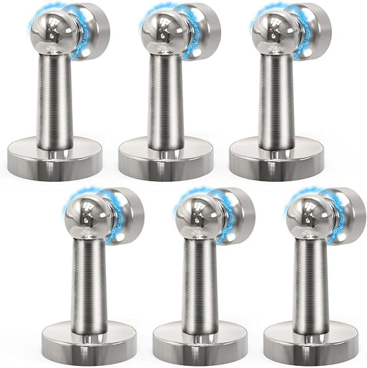 6 Pack Door Stopper Magnetic, COCIVIVRE Magnet Door Stop Stainless Steel by COCIVIVRE