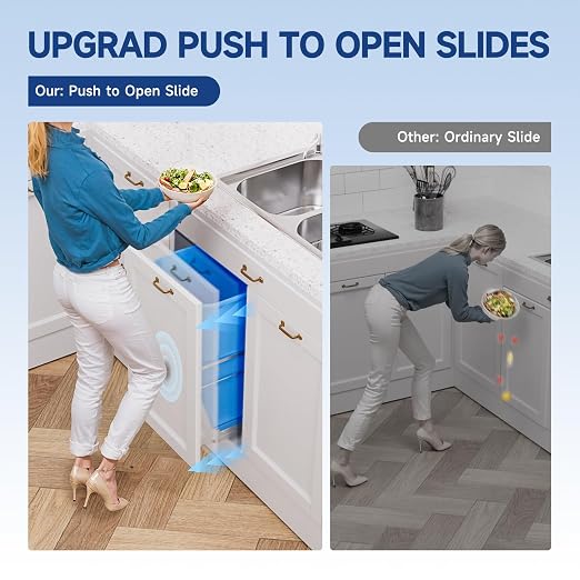 Insputer Double Pull Out Trash Can Under Cabinet - Image 4