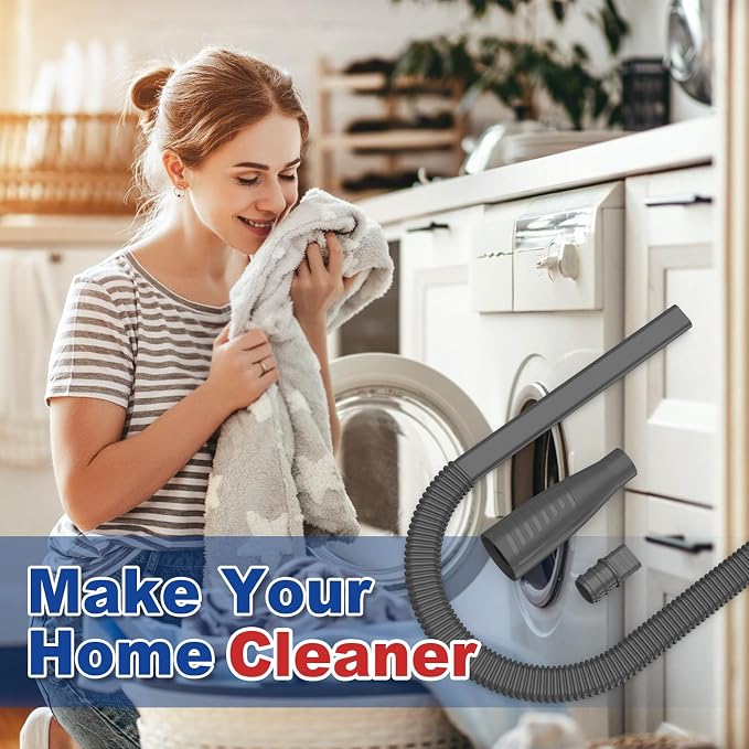 Sealegend 2 Pieces Dryer Vent Cleaner Kit and Flexible Dryer Lint Brush Vacuum - Image 6