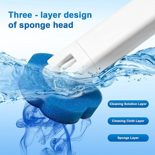 Disposable Toilet Bowl Wand Refills, Toilet Cleaning Refills, Disinfecting - Image 2