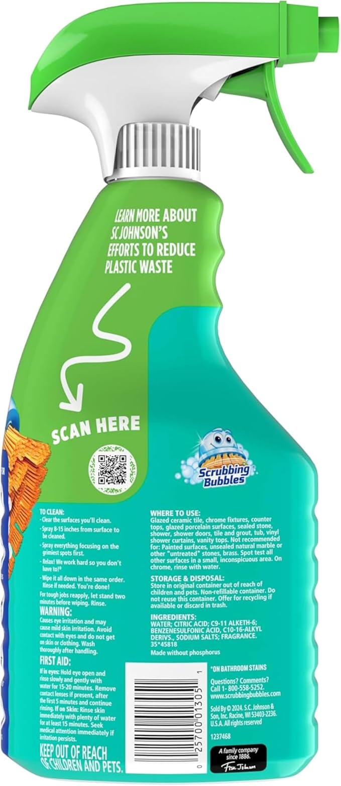 Scrubbing Bubbles Easy Clean Foaming Multipurpose Bathroom Cleaner Spray - Image 2