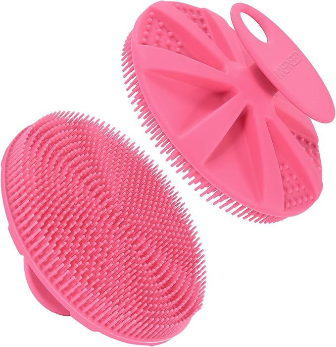 INNERNEED Food-Grade Soft Silicone Body Scrubber Shower Brush Handheld by INNERNEED
