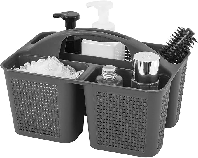 UUJOLY Plastic Portable Shower Caddy Bucket, Cleaning Shower Basket by UUJOLY