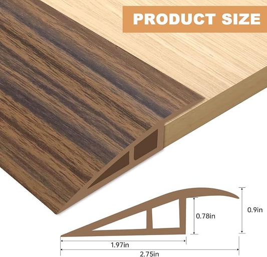 Vinyl Door Threshold Flooring Transition Strip Self Adhesive Carpet Edging Strip - Image 2