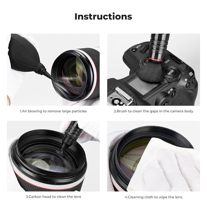 K&F CONCEPT 4-in-1 Camera Lens Cleaning Kit - Image 7