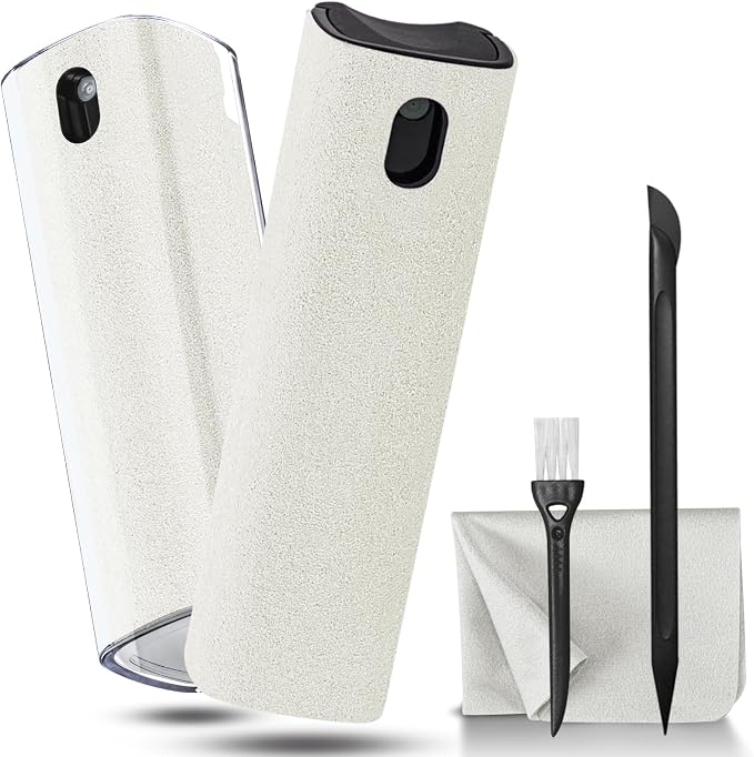 walrfid 2Pcs Car Screen Cleaner, Laptop Screen Cleaner Spray and Wipe, by walrfid