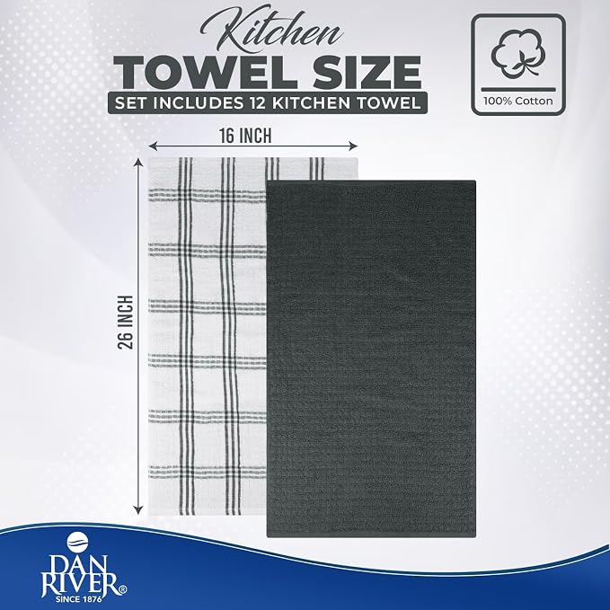 DAN RIVER Premium Kitchen Towels - Image 2