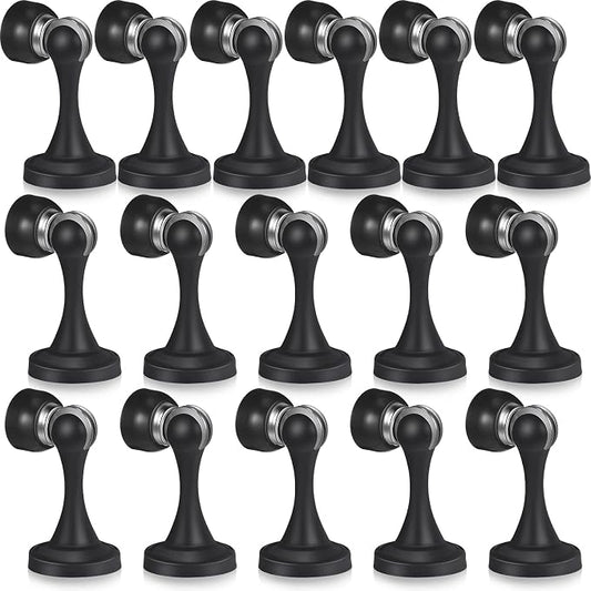 16 Pcs Magnetic Door Stoppers Stainless Steel Door Stops Magnetic Catch Holder by Shimeyao