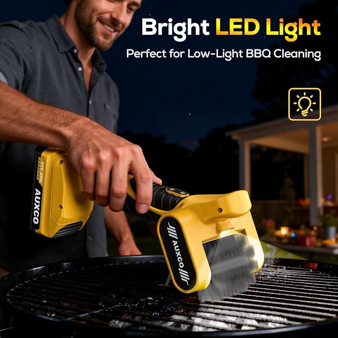 21V Electric Grill Brush, Heavy-Duty Cordless BBQ Cleaner - Image 7