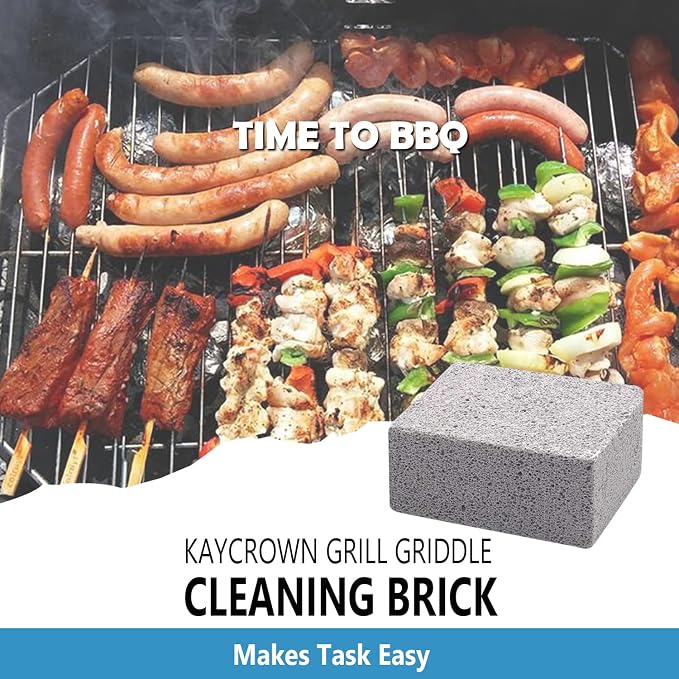 KAYCROWN Grill Griddle Cleaning Brick Block, Grill Cleaning Brick Removing - Image 7