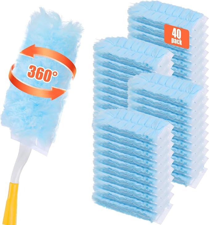 40 Count Duster Refills for Most Duster Handle, 360° Heavy Duty Duster Refills by Unknown