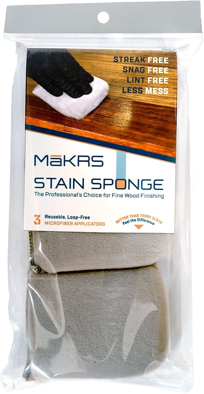 MāKRS Stain Sponge, Snag and Streak-Free Applicator Sponges, Micro-Brush - Image 7
