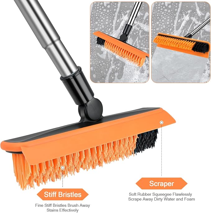 2 in 1 Floor Brush Scrubber - Image 4