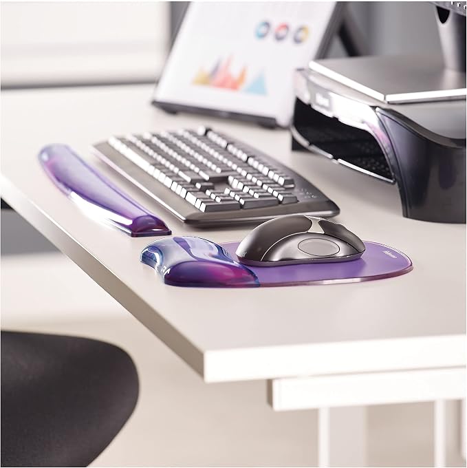 Fellowes Crystals Gel Keyboard Wrist Rest - Image 5