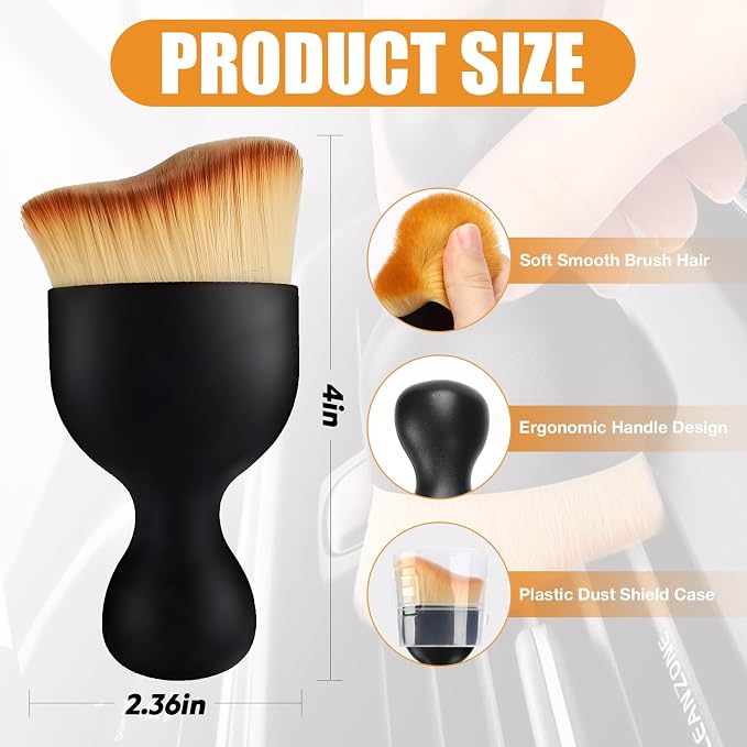 Microfiber Car Detailing Brush – Dual Use - Image 2
