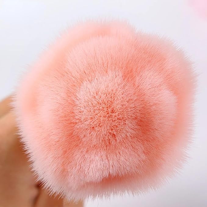 4 Pcs Nail Art Dust Powder Remover Cleaner Brush，Rose Nail Art Powder Dust - Image 8