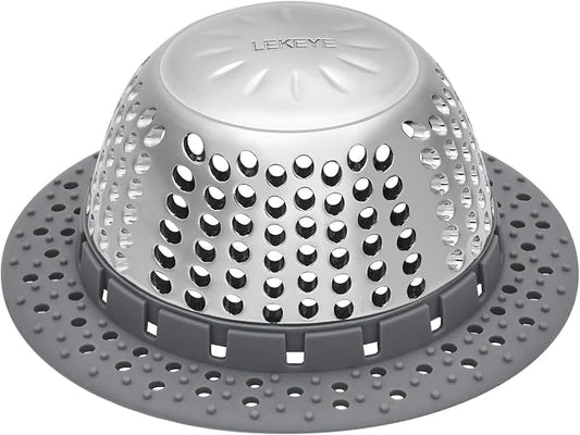 LEKEYE Drain Hair Catcher/Bathtub Drain Cover/Drain Protector by LEKEYE