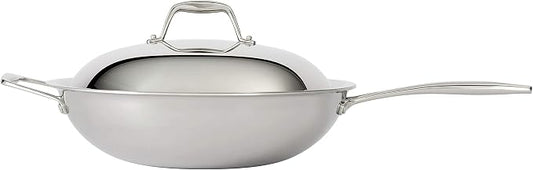 Tramontina Signature Tri-Ply Clad Stainless Steel 12.5-Inch Wok - Image 2