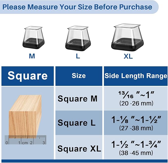 2024 New Chair Leg Floor Protectors Furniture Sliders - Image 3