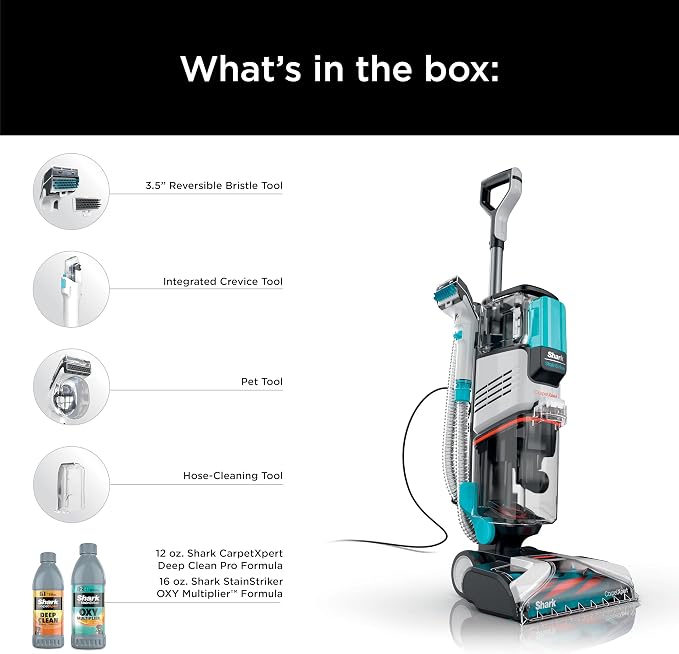 Shark R- EX201 CarpetXpert Upright Carpet, Area Rug & Upholstery Cleaner - Image 8