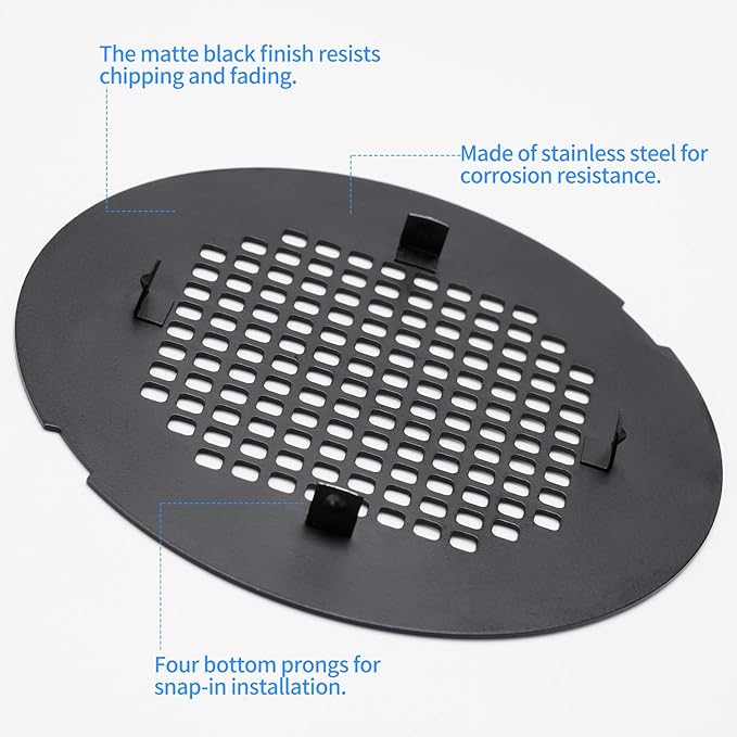 Shower Drain Cover, Shower Drain Hair Catcher Snap-in Replacement Strainer - Image 6