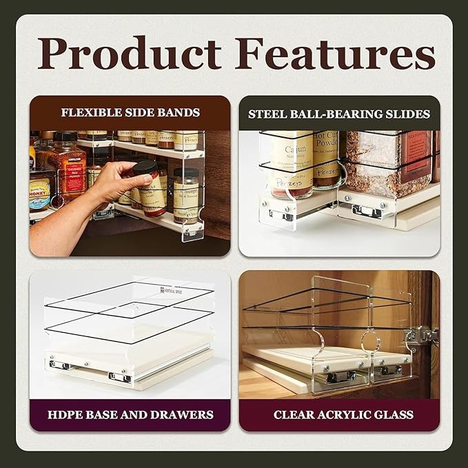 Vertical Spice Combo Spice Rack Drawer - Image 8
