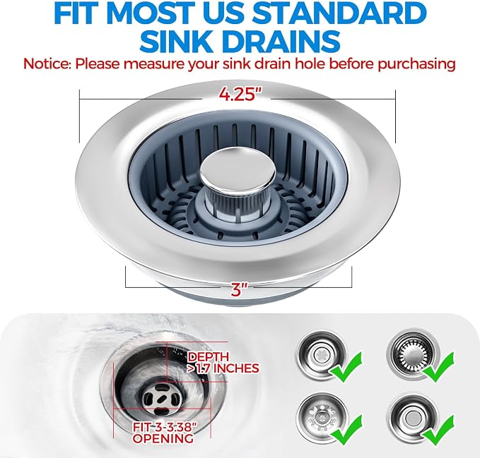 zaa Kitchen Sink Drain Strainer - Image 7