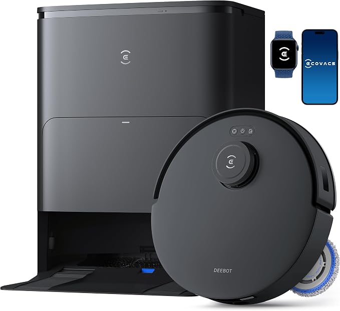 ECOVACS DEEBOT T30S Robot Vacuum and Mop, ZeroTangle Technology, TruEdge by ECOVACS