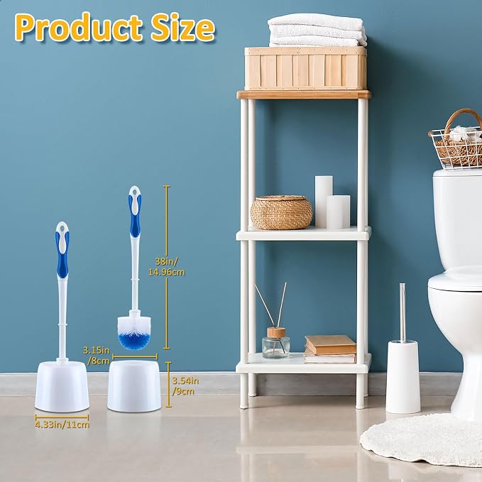 Tioncy 6 Pack 14.96 Inches Toilet Brush - Image 2