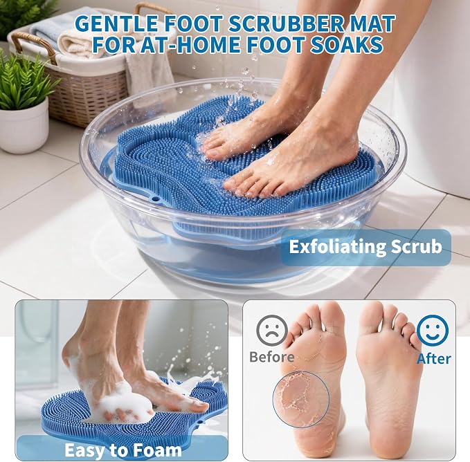 Show Foot Scrubber Mat & Silicone Back Scrubber - Image 5