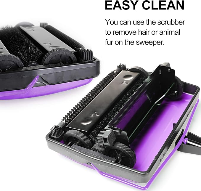 Yocada Carpet Sweeper Cleaner for Home Office Low&Undercoat Carpets Rugs Pet - Image 4