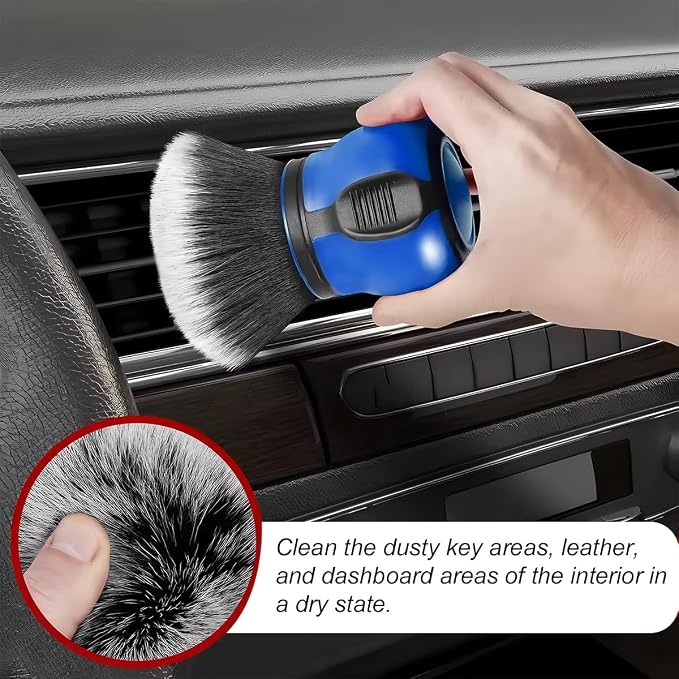 AUCELI Car Detailing Brush, Ultra Soft Auto Interior Dusting Brush - Image 3