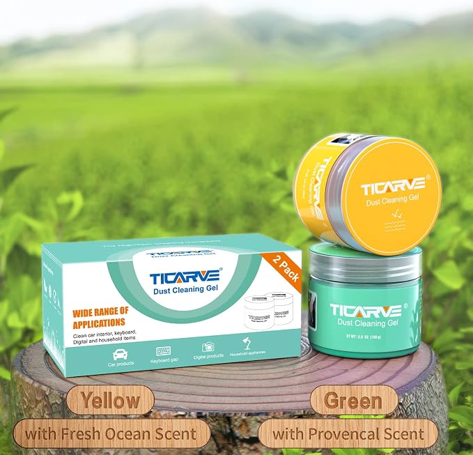 TICARVE 2Pack Cleaning Gel for Car Putty Car Slime Cleaning Car Putty Detail - Image 7