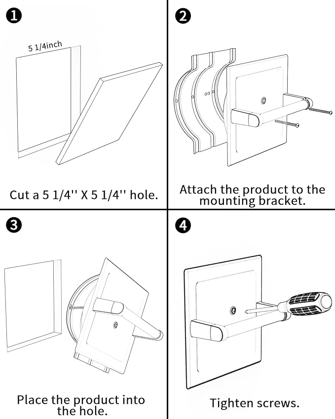 Toilet Paper Holder 2 Pack, Recessed Pivoting Toilet Paper Holder Wall Mount - Image 8
