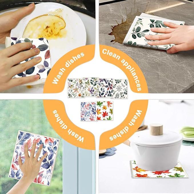 6 Pack Swedish Dishcloths for Kitchen - Image 8