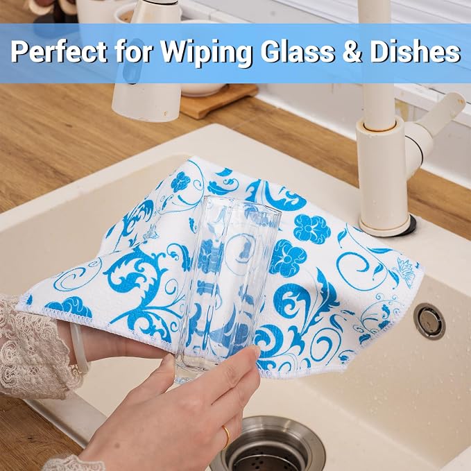 YUA Microfiber Cleaning Cloth 12 Pack, Microfiber Towels Cleaning, Microfiber - Image 4