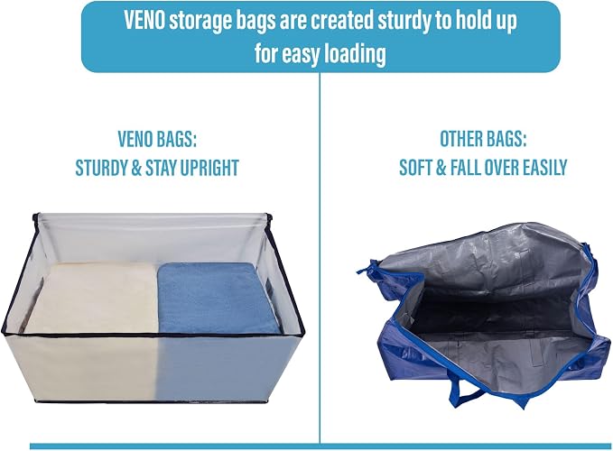 VENO 2 Pack Moving and Storage Bags, Heavy Duty, Alternative to Moving Boxes - Image 5