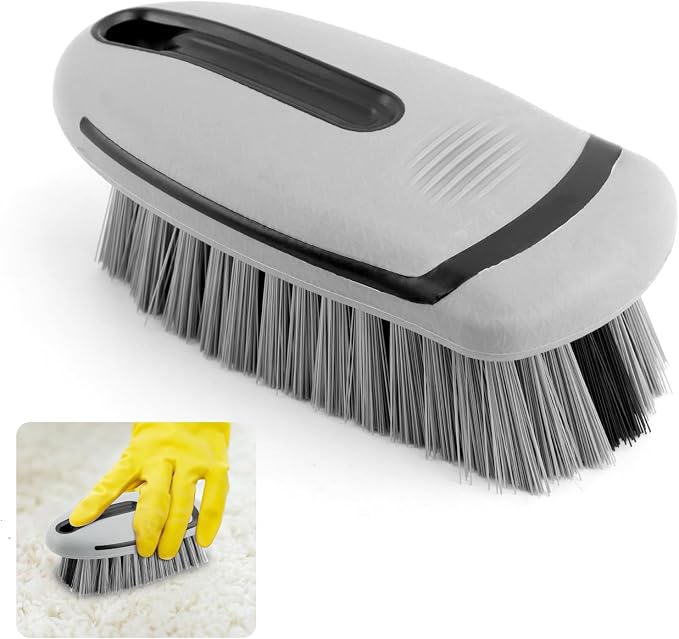 Carpet Brush, Scrub Brush Carpet Scrubber Stiff Bristle Detailing Scrub Brushes - Image 3