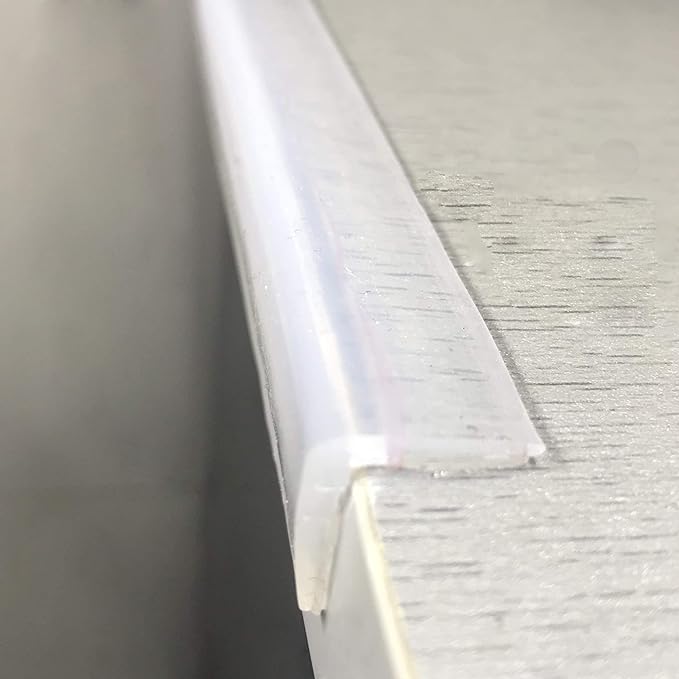 Edge Protector 100% Silicone, Baby Proofing Clear Table Corners Guards by Angloria