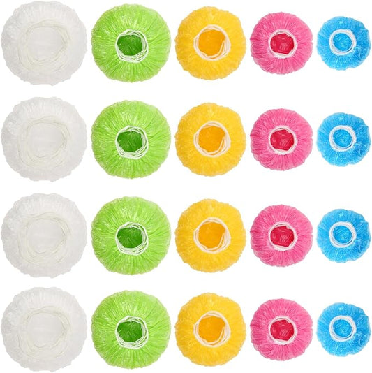 130Pcs Reusable Elastic Food Bowl Storage Covers, Sublaga Bowl Covers, Variety by Sublaga