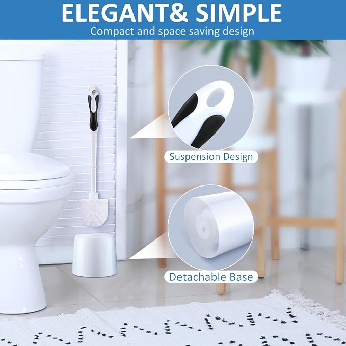 Tioncy 6 Pack 14.96 Inches Toilet Brush - Image 5